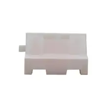 Silniční plastové svodidlo Standard – PE, bílá, 555×400×1000 mm