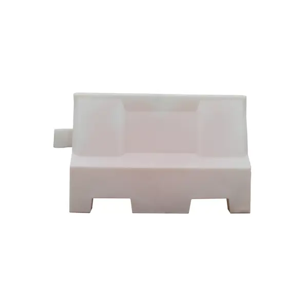 Silniční plastové svodidlo Standard – PE, bílá, 555×400×1000 mm