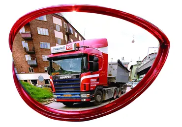 Širokoúhlé zrcadlo Explorer Premium, úhel 180°–akrylát