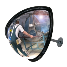 Širokoúhlé zrcadlo Transpo Premium – akrylát, úhel 180°, pr. 80 cm