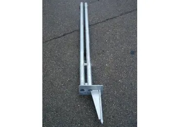 Sloupek koncový pro sněhovou zábranu Maibach typ B – v.1300 mm, včetně kolíků a kabelů