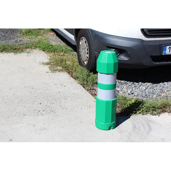 Směrové sloupky Balisety J12 – pr. 200×735 mm, zelená