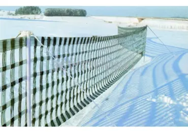 Sněhová zábrana Maibach typ B – ocel/duroplast, 1300 mm × 20 m