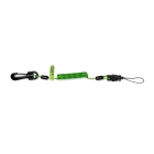 Spirálová upevňovací šňůra NLG Lanyard, malá – plast, zelená