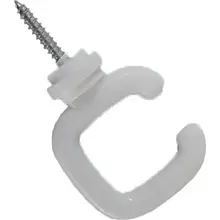 Spojovací článek plastových řetězů, typ C – bílá, balení 4 ks