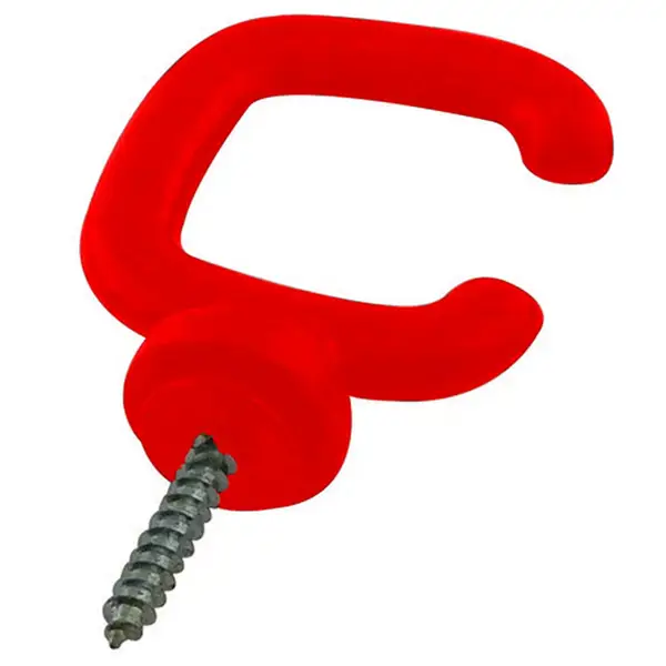 Spojovací článek plastových řetězů, typ C – červená, balení 4 ks