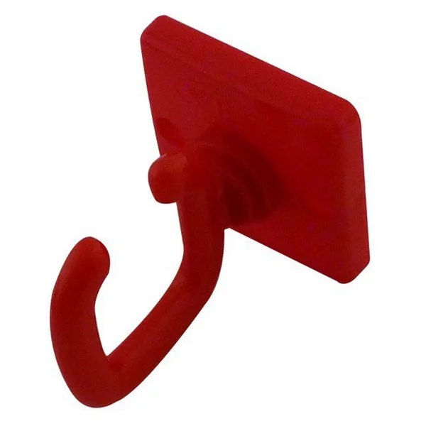 Spojovací článek plastových řetězů, typ háček – červená