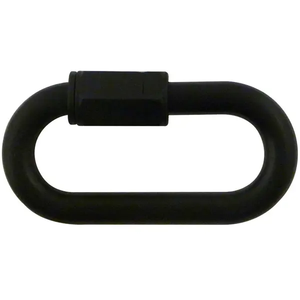 Spojovací článek plastových řetězů, typ karabina – plast, červená, balení 4 ks