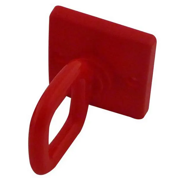 Spojovací článek plastových řetězů, typ nástěnné oko – červená