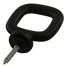 Spojovací článek plastových řetězů, typ oko – černá, balení 4 ks