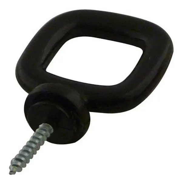 Spojovací článek plastových řetězů, typ oko – černá, balení 4 ks