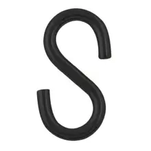 Spojovací článek plastových řetězů, typ S – černá, balení 4 ks