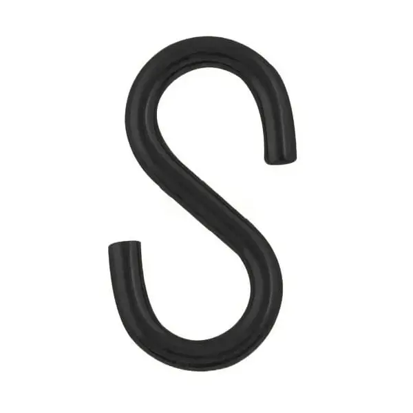 Spojovací článek plastových řetězů, typ S – černá, balení 4 ks
