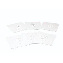 Stříkací šablona – plast, ''N'', výška znaku 50 mm