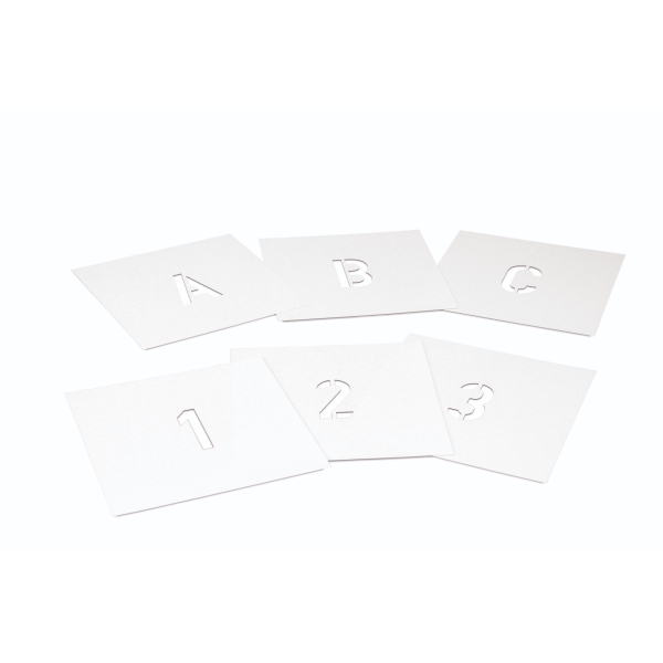 Stříkací šablona – plast, ''N'', výška znaku 50 mm