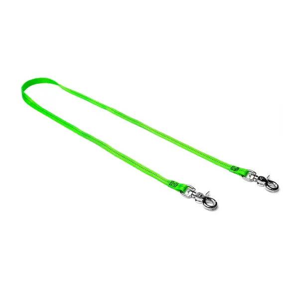 Textilní závěsný popruh NLG Lanyard s nosností do 5 kg – nylon, zelená, délka 1000 mm