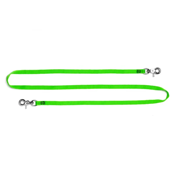 Textilní závěsný popruh NLG Lanyard s nosností do 5 kg – nylon, zelená, délka 1500 mm