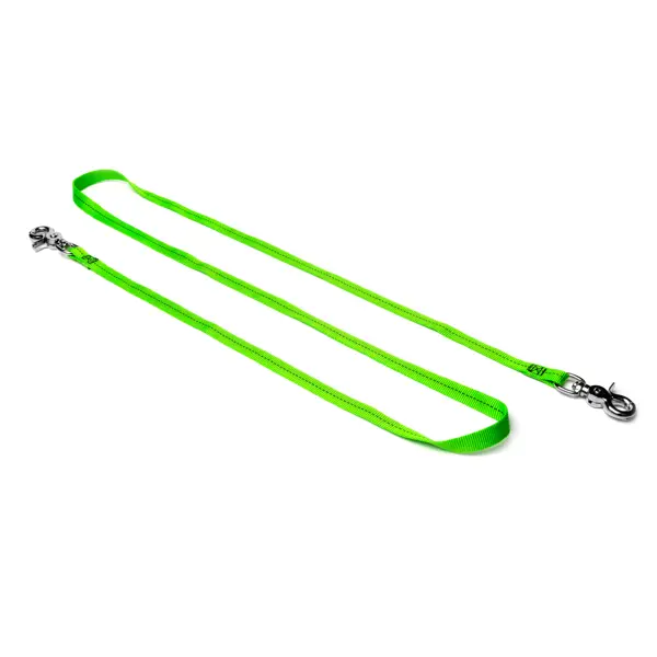 Textilní závěsný popruh NLG Lanyard s nosností do 5 kg – nylon, zelená, délka 1500 mm