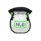 Transparentní samouzavírací pouzdro NLG s nosností 5 kg – plast, zeleno-černá, 250×200×100 mm