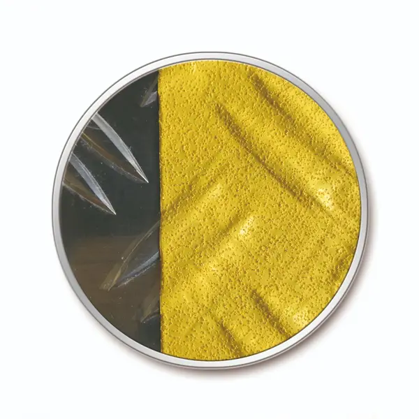 Tvarovatelná podlahová páska WT-5645 – měkký hliník, žlutá, 100 mm × 12,5 m