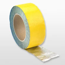 Tvarovatelná podlahová páska WT-5645 – měkký hliník, žlutá, 100 mm × 12,5 m