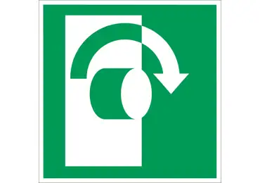 Únikové značení (luminiscenční) – Otevřete doprava