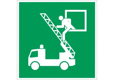 Únikové značení (luminiscenční) – Únikový východ