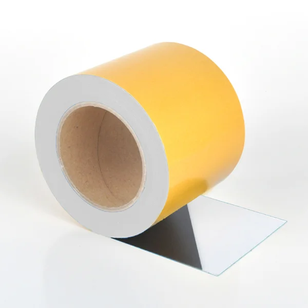 Univerzální podlahová páska WT-5125 – PVC, černo‐bílá, 100 mm × 10 m