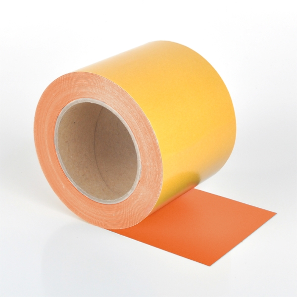 Univerzální podlahová páska WT-5125 – PVC, oranžová, 100 mm × 10 m