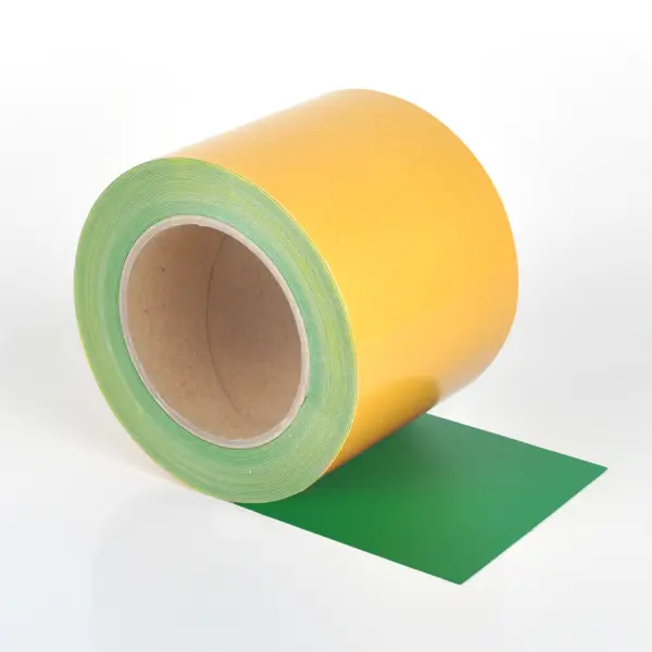 Univerzální podlahová páska WT-5125 – PVC, světle zelená, 100 mm × 10 m