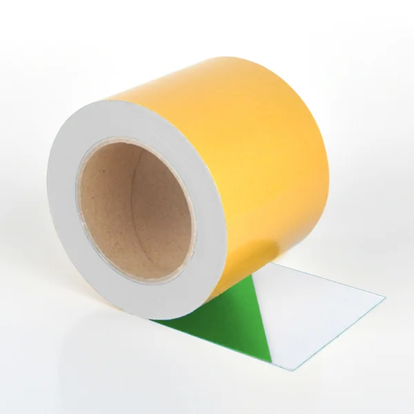 Univerzální podlahová páska WT-5125 – PVC, zeleno-bílá, 100 mm × 10 m