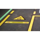 Univerzální podlahové značení s potiskem WT-5420, individuální design – protiskluzová fólie, 600×75 mm