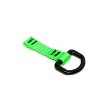 Upevňovací kroužek NLG D Ring na nářadí, nevodivý – nylon, zelená