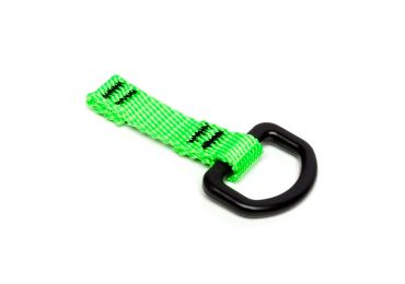 Upevňovací kroužek NLG D Ring na nářadí, nevodivý – nylon, zelená