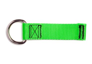 Upevňovací kroužek NLG D Ring na nářadí, velký – kov, zelená