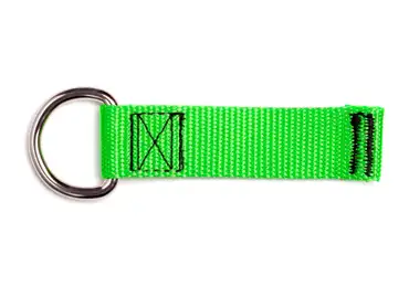 Upevňovací kroužek NLG D Ring na nářadí, velký – kov, zelená