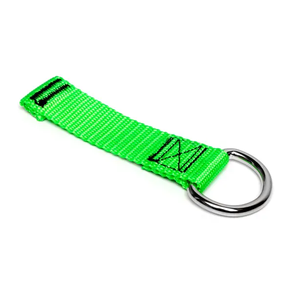 Upevňovací kroužek NLG D Ring na nářadí, velký – kov, zelená