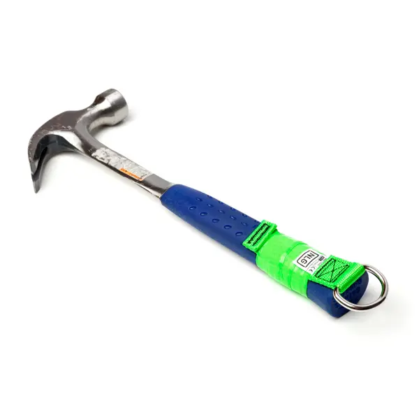 Upevňovací kroužek NLG D Ring na nářadí, velký – kov, zelená