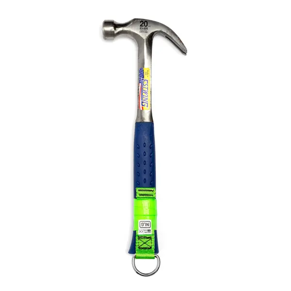 Upevňovací kroužek NLG D Ring na nářadí, velký – kov, zelená