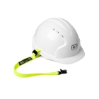 Upevňovací popruh NLG Lanyard pro přilby – nylon, zelená, 400×20 mm