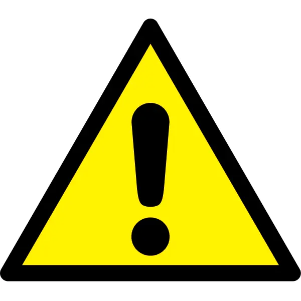 Varovné značení, obecná výstražná značka – fólie, 200×173 mm