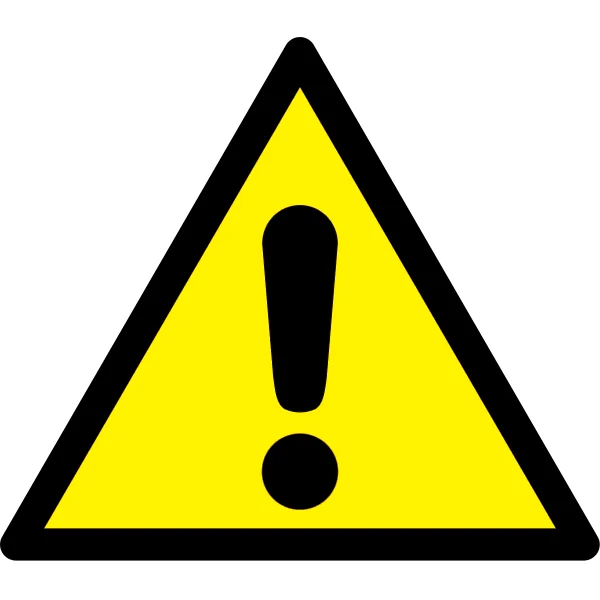 Varovné značení, obecná výstražná značka – protiskluzové PVC, 600×520 mm