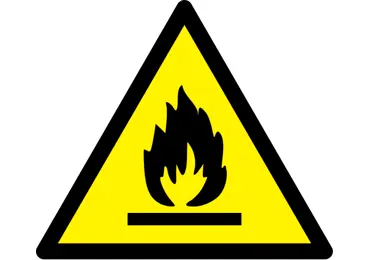 Varovné značení – polykarbonát , Varování před nebezpečím požáru