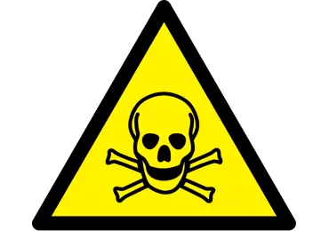 Varovné značení – polykarbonát , Varování před toxickými látkami