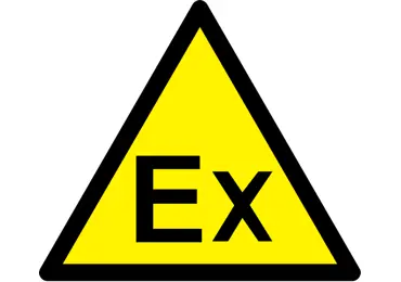 Varovné značení – polykarbonát , Varování před výbušnou atmosférou