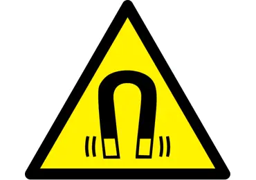Varovné značení – Pozor silné magnetické pole