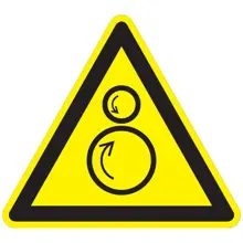 Varovné značení, upozornění na protichůdné role – hliníkový kompozit, 400×347 mm