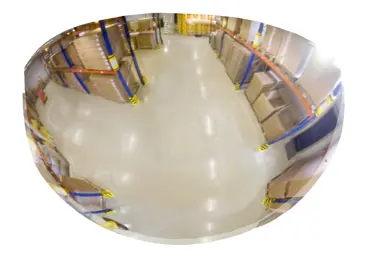 Vypouklé zrcadlo Premium–akrylát, úhel 180°