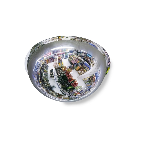 Vypouklé zrcadlo Premium – akrylát, úhel 360°, pr. 100 cm