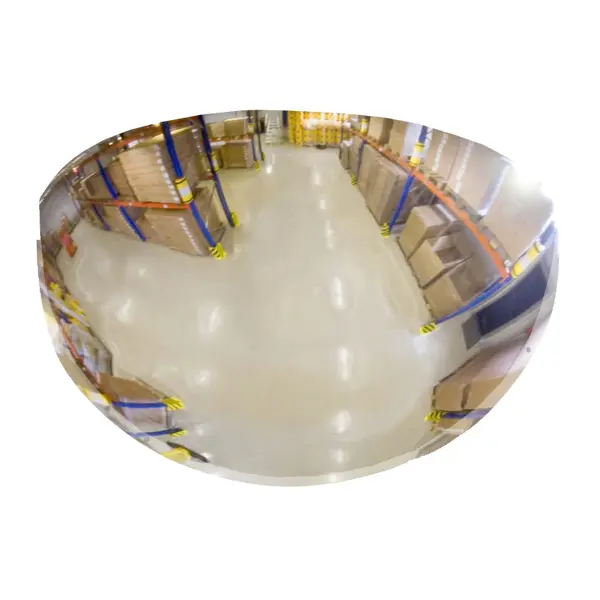 Vypouklé zrcadlo Premium – akrylát,  úhel 90°, pr. 60 cm